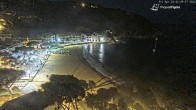 Archiv Foto Webcam Tamariu - Costa Brava - Blick auf den Strand 01:00