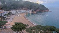 Archiv Foto Webcam Tamariu - Costa Brava - Blick auf den Strand 05:00
