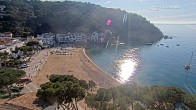 Archiv Foto Webcam Tamariu - Costa Brava - Blick auf den Strand 07:00