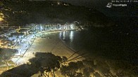 Archiv Foto Webcam Tamariu - Costa Brava - Blick auf den Strand 01:00
