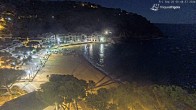 Archived image Webcam Tamariu - Costa Brava - View to the beach 23:00