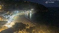 Archived image Webcam Tamariu - Costa Brava - View to the beach 01:00