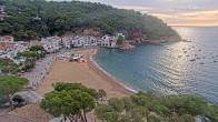 Archived image Webcam Tamariu - Costa Brava - View to the beach 07:00