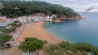 Archiv Foto Webcam Tamariu - Costa Brava - Blick auf den Strand 09:00