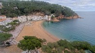 Archiv Foto Webcam Tamariu - Costa Brava - Blick auf den Strand 13:00