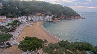 Archiv Foto Webcam Tamariu - Costa Brava - Blick auf den Strand 07:00