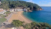 Archiv Foto Webcam Tamariu - Costa Brava - Blick auf den Strand 09:00