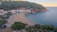 Archiv Foto Webcam Tamariu - Costa Brava - Blick auf den Strand 15:00