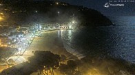 Archiv Foto Webcam Tamariu - Costa Brava - Blick auf den Strand 23:00