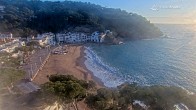 Archiv Foto Webcam Tamariu - Costa Brava - Blick auf den Strand 07:00