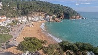 Archived image Webcam Tamariu - Costa Brava - View to the beach 11:00