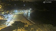 Archiv Foto Webcam Tamariu - Costa Brava - Blick auf den Strand 23:00