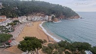 Archiv Foto Webcam Tamariu - Costa Brava - Blick auf den Strand 09:00