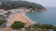 Archiv Foto Webcam Tamariu - Costa Brava - Blick auf den Strand 11:00