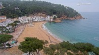 Archiv Foto Webcam Tamariu - Costa Brava - Blick auf den Strand 15:00