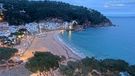 Archiv Foto Webcam Tamariu - Costa Brava - Blick auf den Strand 17:00