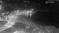 Archiv Foto Webcam Tamariu - Costa Brava - Blick auf den Strand 21:00