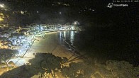 Archived image Webcam Tamariu - Costa Brava - View to the beach 23:00