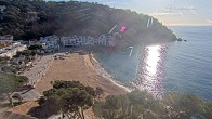 Archived image Webcam Tamariu - Costa Brava - View to the beach 07:00