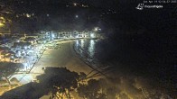 Archived image Webcam Tamariu - Costa Brava - View to the beach 01:00