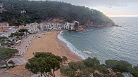 Archived image Webcam Tamariu - Costa Brava - View to the beach 07:00