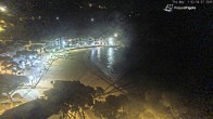 Archived image Webcam Tamariu - Costa Brava - View to the beach 01:00