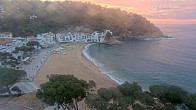 Archived image Webcam Tamariu - Costa Brava - View to the beach 05:00