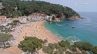 Archiv Foto Webcam Tamariu - Costa Brava - Blick auf den Strand 11:00
