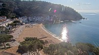 Archiv Foto Webcam Tamariu - Costa Brava - Blick auf den Strand 07:00