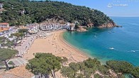 Archiv Foto Webcam Tamariu - Costa Brava - Blick auf den Strand 11:00