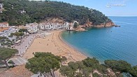 Archiv Foto Webcam Tamariu - Costa Brava - Blick auf den Strand 15:00