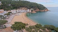Archiv Foto Webcam Tamariu - Costa Brava - Blick auf den Strand 17:00