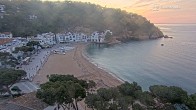 Archiv Foto Webcam Tamariu - Costa Brava - Blick auf den Strand 05:00
