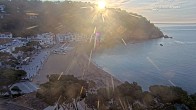 Archiv Foto Webcam Tamariu - Costa Brava - Blick auf den Strand 06:00