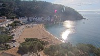 Archiv Foto Webcam Tamariu - Costa Brava - Blick auf den Strand 07:00