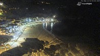 Archived image Webcam Tamariu - Costa Brava - View to the beach 01:00