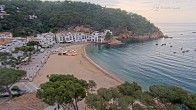 Archiv Foto Webcam Tamariu - Costa Brava - Blick auf den Strand 07:00