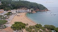 Archiv Foto Webcam Tamariu - Costa Brava - Blick auf den Strand 09:00