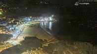 Archiv Foto Webcam Tamariu - Costa Brava - Blick auf den Strand 23:00