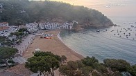 Archiv Foto Webcam Tamariu - Costa Brava - Blick auf den Strand 05:00