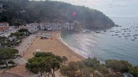 Archiv Foto Webcam Tamariu - Costa Brava - Blick auf den Strand 07:00