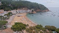 Archiv Foto Webcam Tamariu - Costa Brava - Blick auf den Strand 09:00