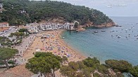Archiv Foto Webcam Tamariu - Costa Brava - Blick auf den Strand 11:00
