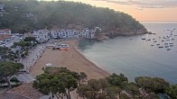 Archived image Webcam Tamariu - Costa Brava - View to the beach 05:00