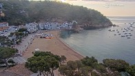 Archived image Webcam Tamariu - Costa Brava - View to the beach 06:00