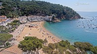 Archived image Webcam Tamariu - Costa Brava - View to the beach 09:00