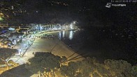 Archiv Foto Webcam Tamariu - Costa Brava - Blick auf den Strand 23:00