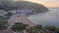 Archiv Foto Webcam Tamariu - Costa Brava - Blick auf den Strand 05:00