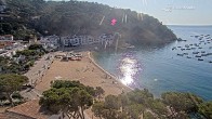 Archiv Foto Webcam Tamariu - Costa Brava - Blick auf den Strand 07:00