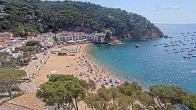 Archiv Foto Webcam Tamariu - Costa Brava - Blick auf den Strand 09:00